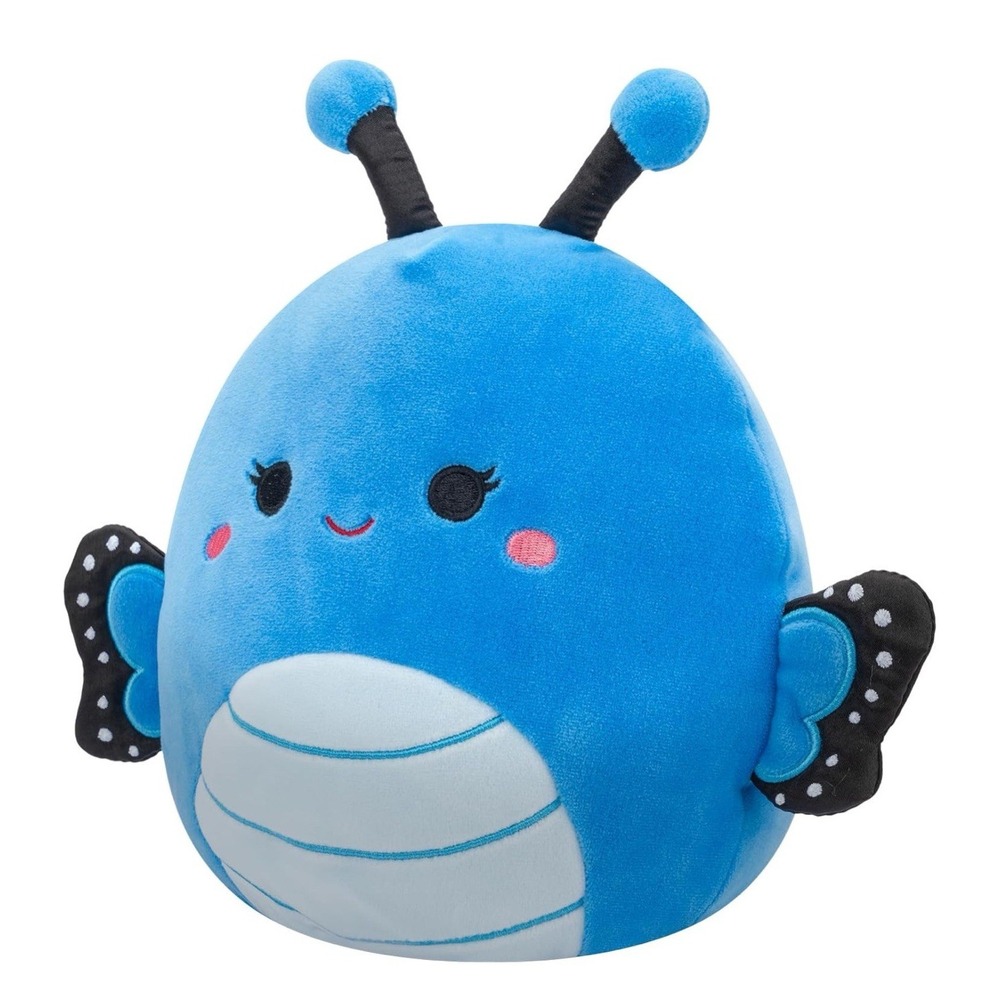 Kellytoy Squishmallows Waverly The Blue Butterfly 14"‎ Plush  Toy Cozy Comfy